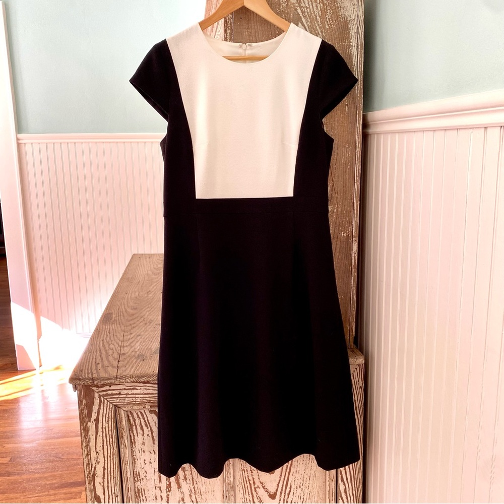 Color block Black & White Dress Size 8
